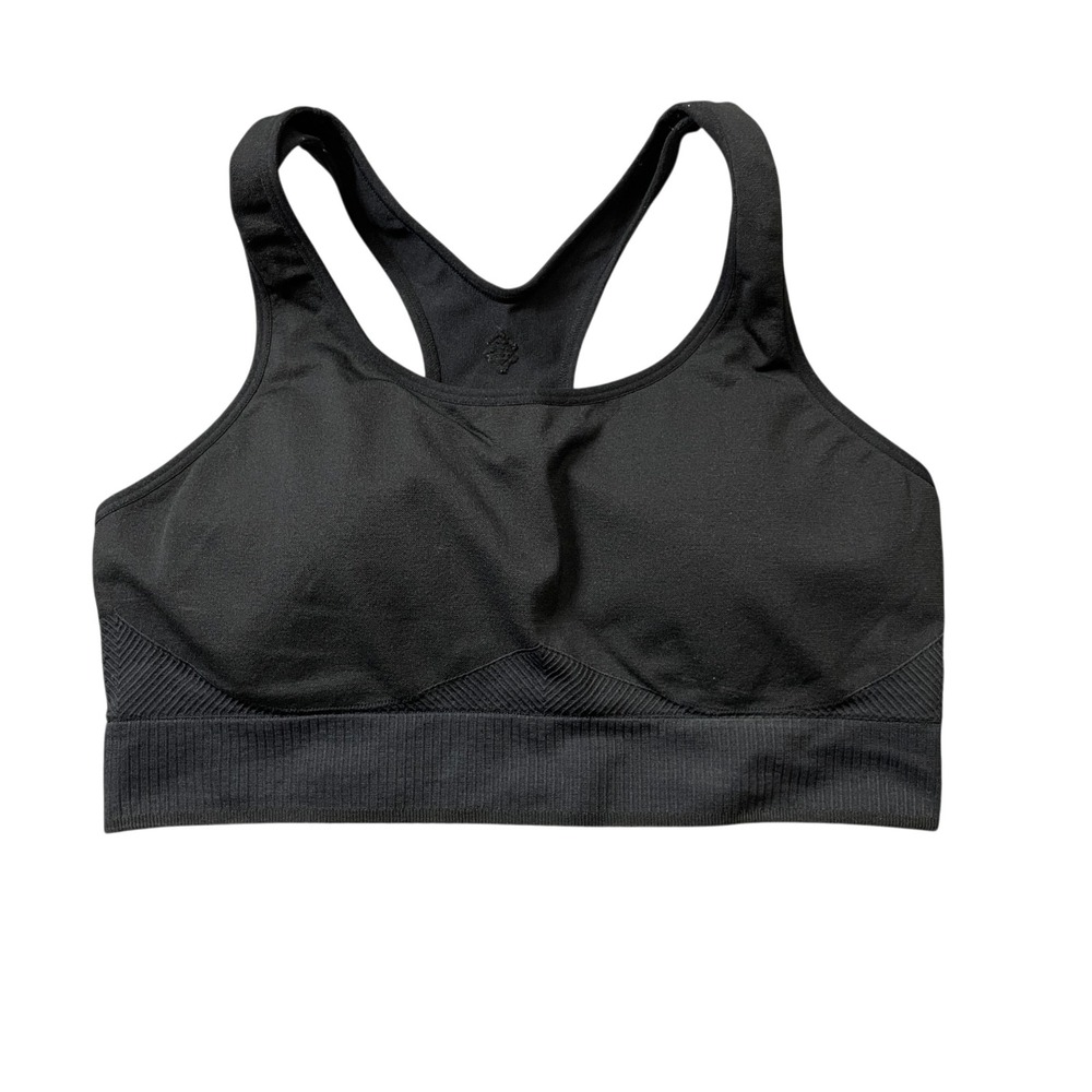 Third Love 1X Sports Bra  Black Nylon Blend‎ Padded Inserts